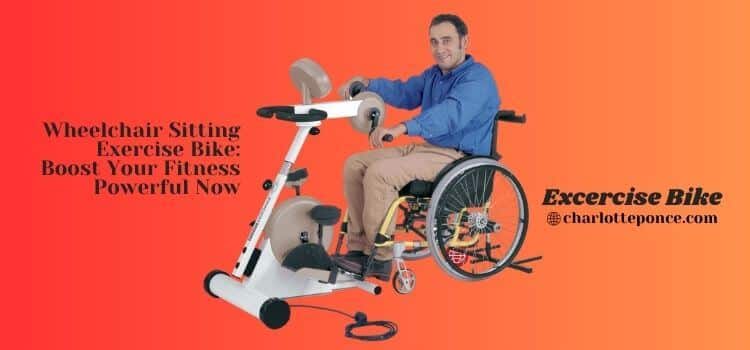 Wheelchair Sitting Exercise Bike