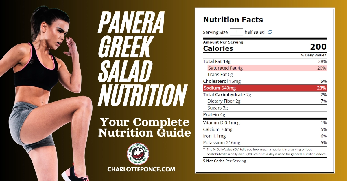 Panera Greek Salad Nutrition