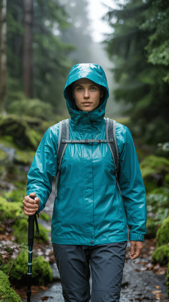 21 Genius Hiking Outfit Ideas for Every Trail Level 4 Hiking Outfit Ideas: Waterproof Rain Jacket and Quick-Dry Trousers for Wet Conditions