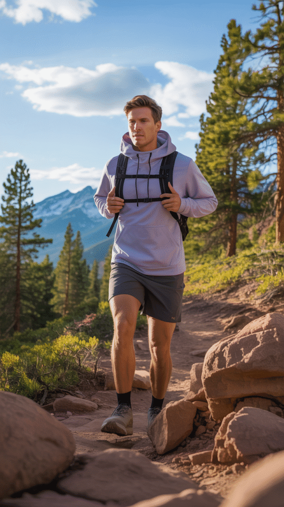 What to Wear Hiking in Colorado: 23 Winning Outfits 4 UV Hoodie + Skort Combo