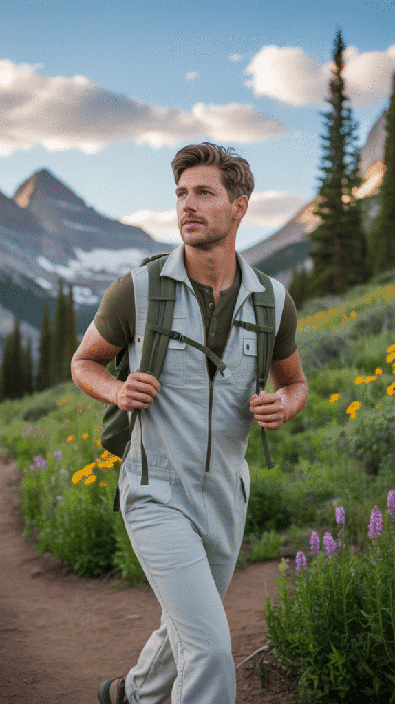 What to Wear Hiking in Colorado: 23 Winning Outfits 16 Sleeveless Jumpsuit + Layered Henley