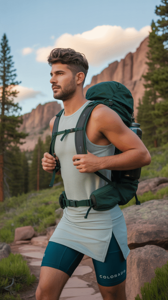 What to Wear Hiking in Colorado: 23 Winning Outfits 6 Hiking Tank Dress + Compression Shorts