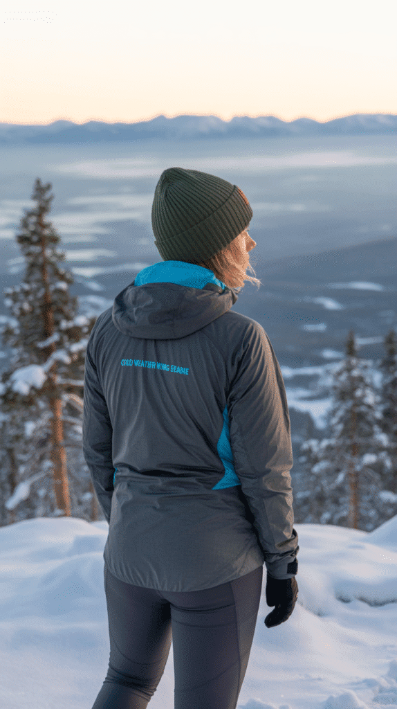 Cold Weather Hiking Outfits: 25 Stylish Picks 20 Beanie + Lightweight Insulated Jacket + Snow Tights