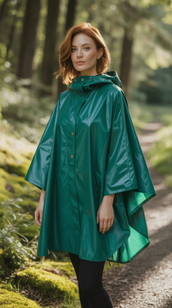 27 Winter Hiking Outfits That Keep You Warm 23 Poncho-Style Rain Shell