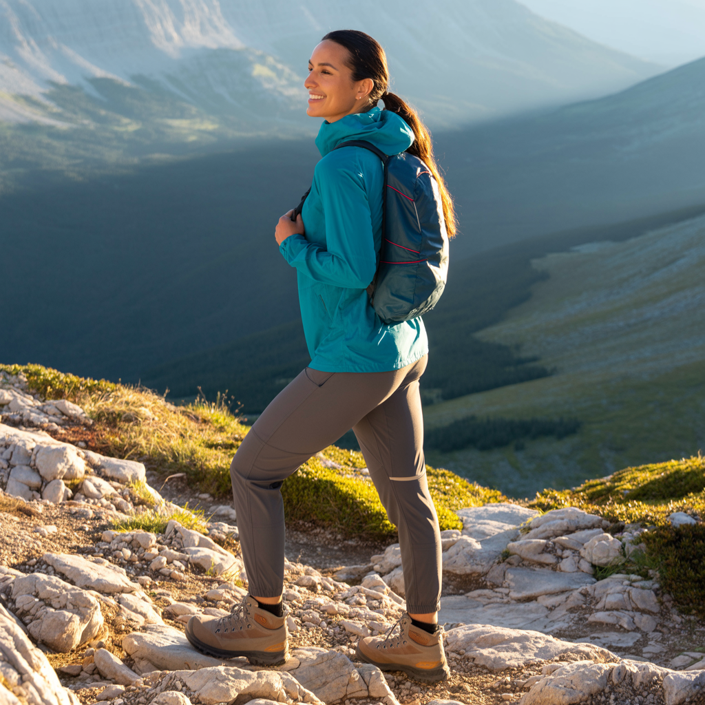 21 Genius Hiking Outfit Ideas for Every Trail Level 14 Hiking Outfit Ideas: Packable Anorak with Nylon Joggers for Changeable Weather