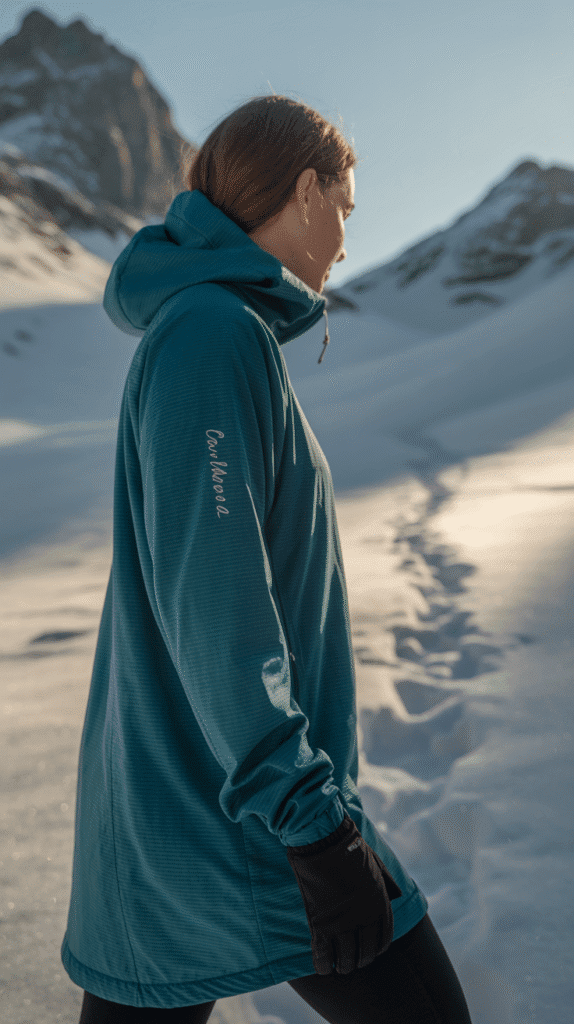 Cold Weather Hiking Outfits: 25 Stylish Picks 21 Mid-Length Fleece Jacket + Convertible Gloves