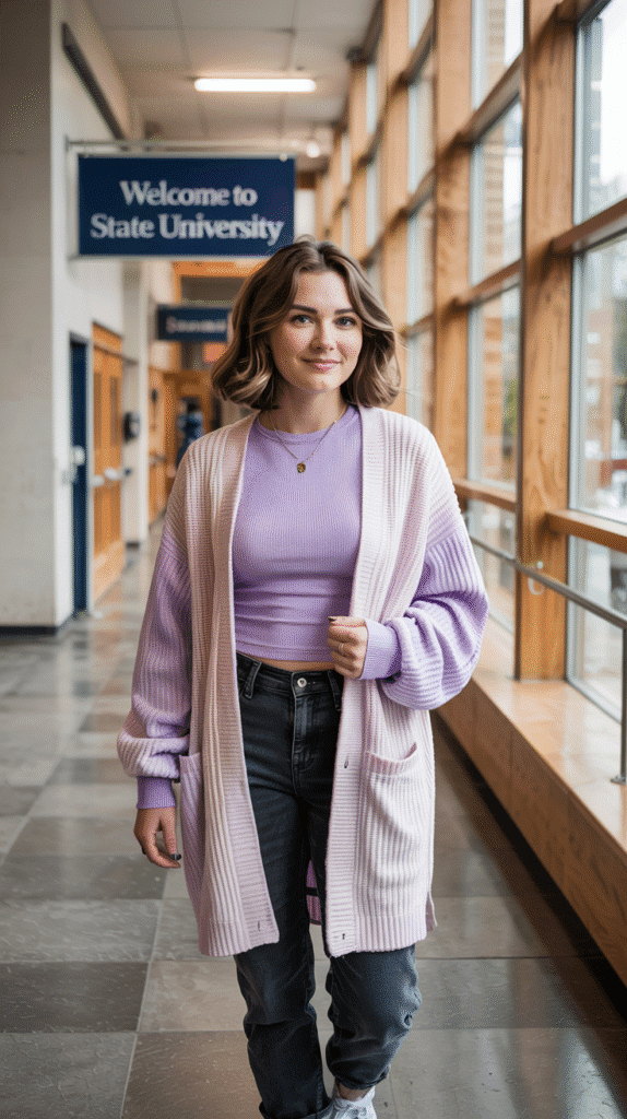 23 Effortless College Outfit Inspiration for 2025 19 College Outfit: Pastel Layered Sweaters