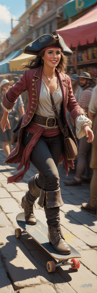 23 Best Skateboard Costume Ideas for Parties 16 Pirate Skater