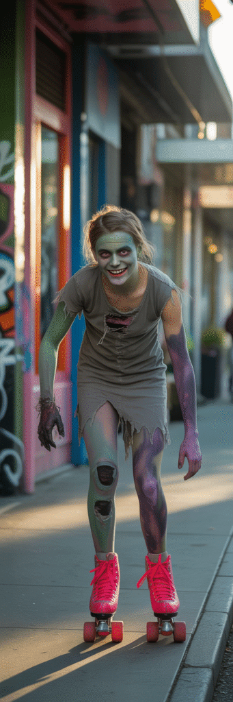 23 Unique Skate Costume Ideas for Any Event 13 Zombie Roller