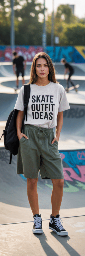 20 Skate Outfit Ideas to Inspire Your Next Look 5 Skate Dress with High-Tops