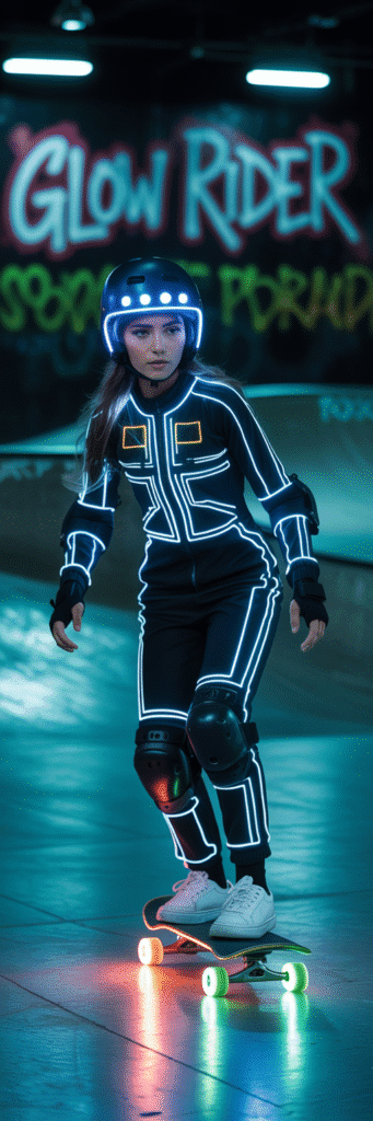23 Best Skateboard Costume Ideas for Parties 12 Glow-in-the-Dark Rider
