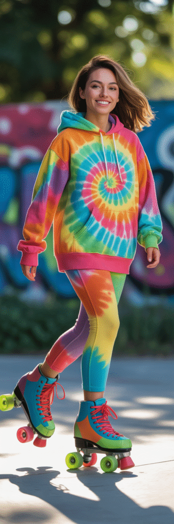 23 Fresh Roller Skate Outfit Ideas to Try 23 DIY Tie-Dye