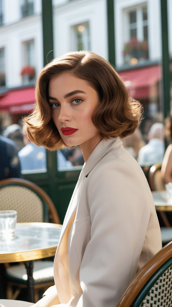 30 Best French Hairstyles for Medium Hair You'll Want to Try 3 French Bob with Waves