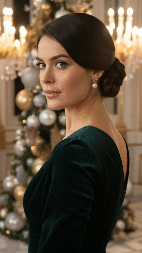 30 Best Christmas Hairstyles for Women to Shine This Holiday Season 8 French Twist Updo