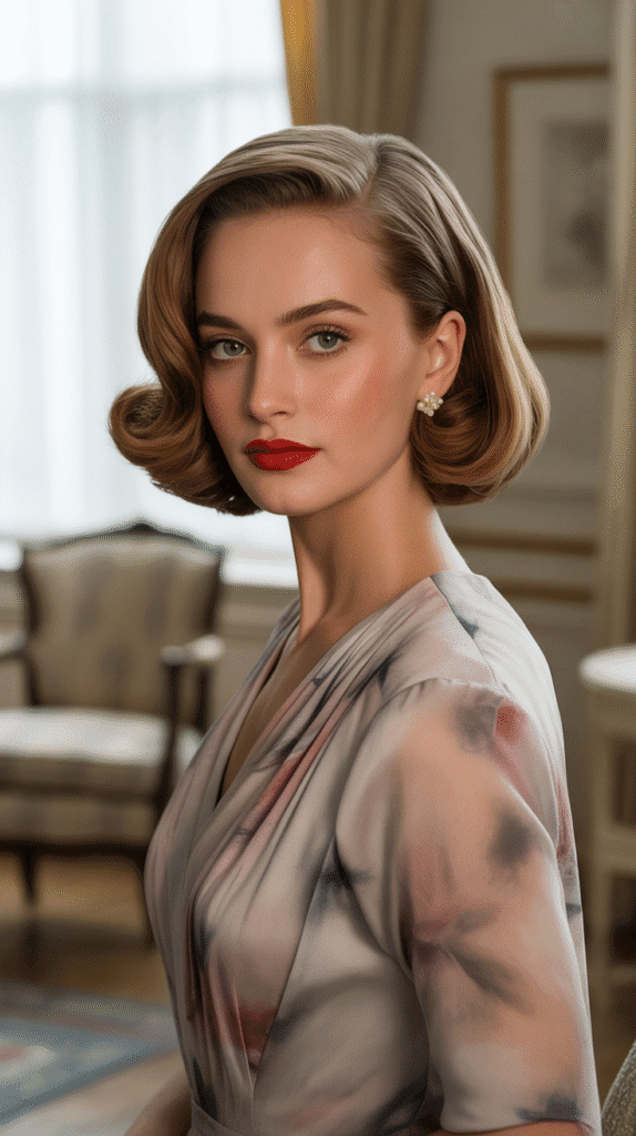 27 Trendy French Hairstyles That Define Effortless Chic 18 Rolled Edges Bob