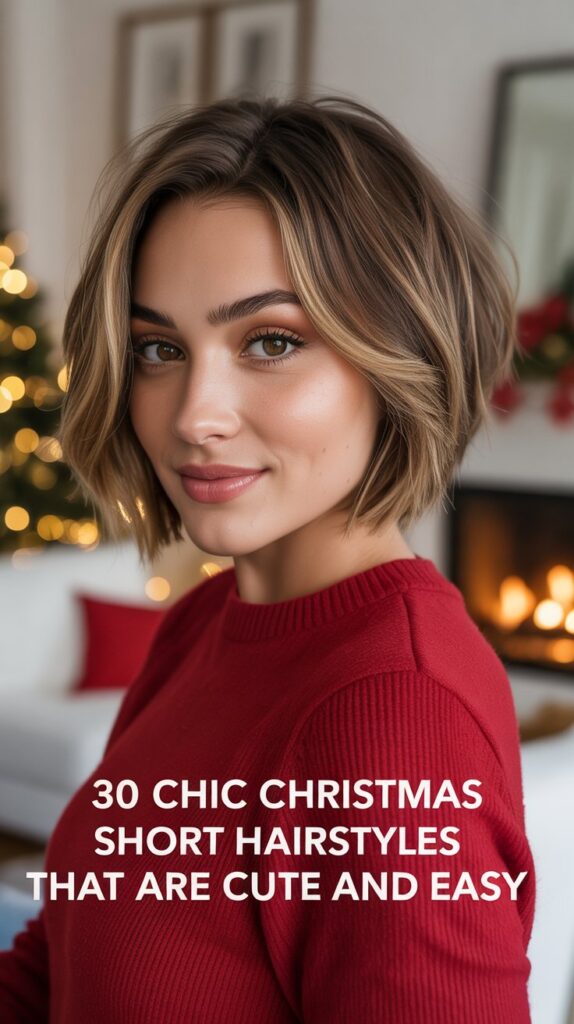 30 Chic Christmas Short Hairstyles That Are Cute and Easy Chic Christmas Short Hairstyles That Are Cute and Easy