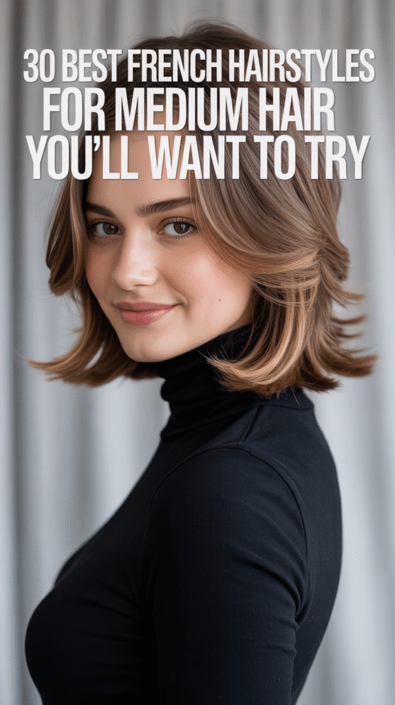 30 Best French Hairstyles for Medium Hair You’ll Want to Try Best French Hairstyles for Medium Hair You'll Want to Try