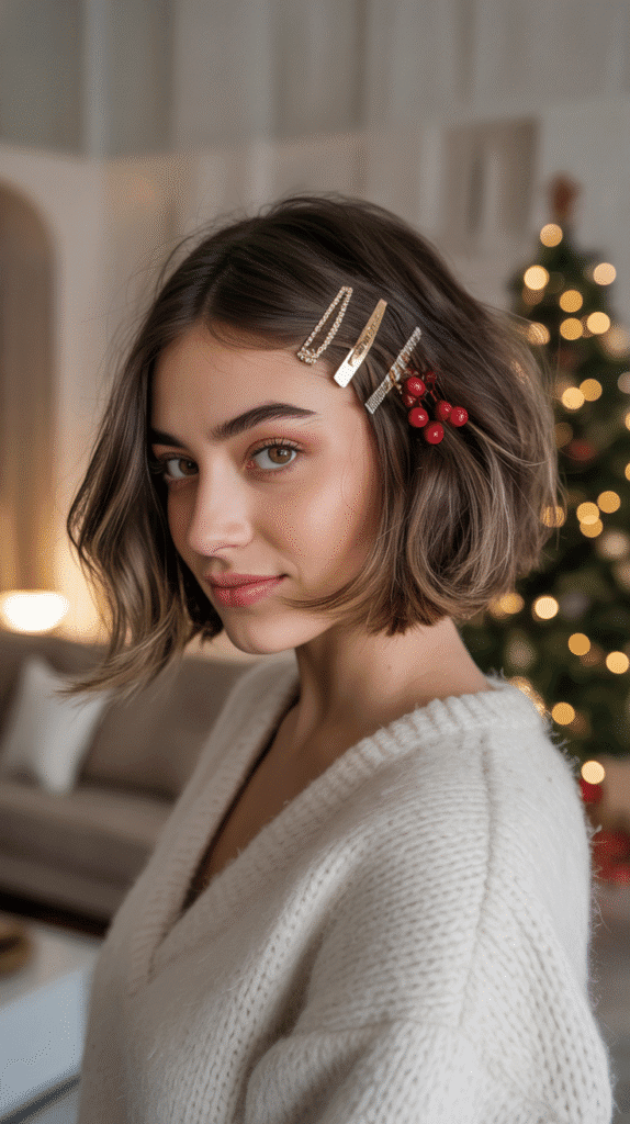 30 Latest Christmas Hairstyles for Short Hair That Are Quick and Chic 30 Latest Christmas Hairstyles for Short Hair That Are Quick and Chic