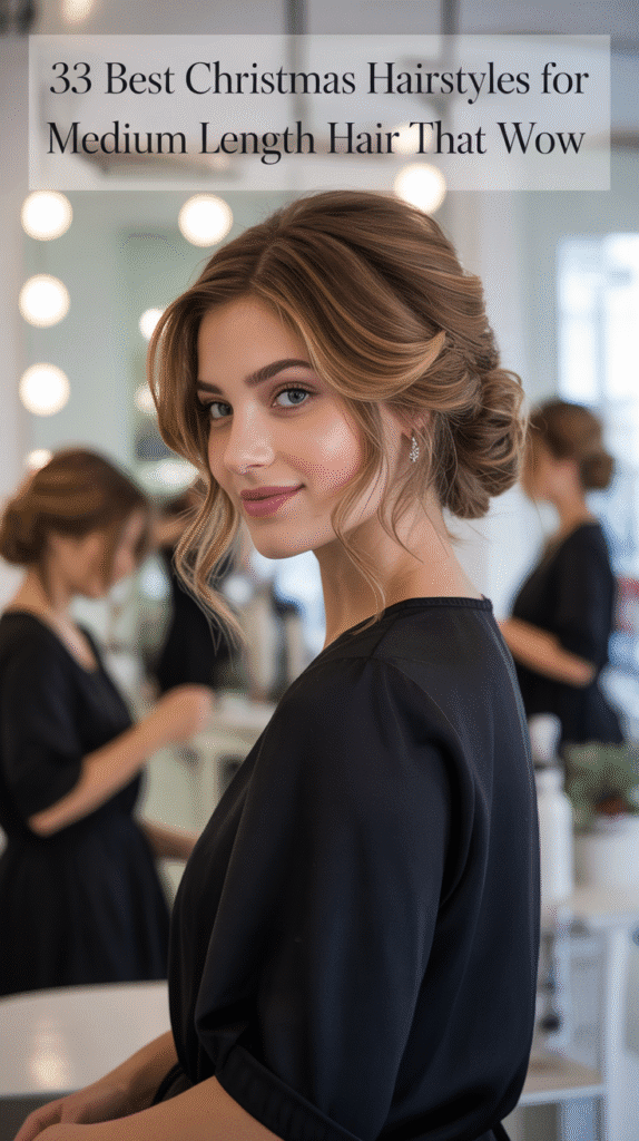 33 Best Christmas Hairstyles for Medium Length Hair That Wow Best Christmas Hairstyles for Medium Length Hair That Wow