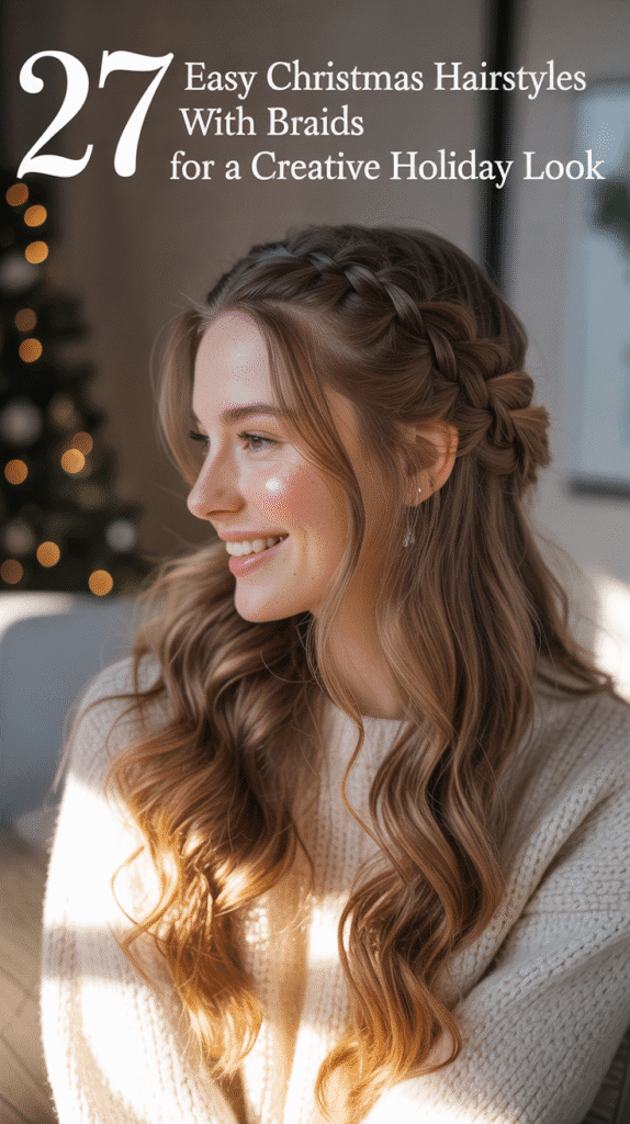 27 Easy Christmas Hairstyles with Braids for a Creative Holiday Look Easy Christmas Hairstyles with Braids for a Creative Holiday Look