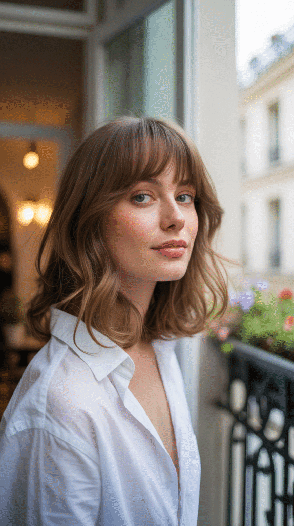 30 Best French Hairstyles for Medium Hair You'll Want to Try 5 French Girl Bangs with Loose Waves