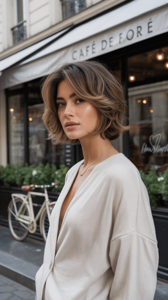 30 Best French Hairstyles for Medium Hair You'll Want to Try 15 Textured French Lob