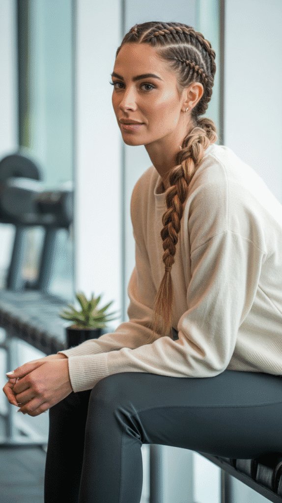 30 Best French Hairstyles for Medium Hair You'll Want to Try 11 Braided French Ponytail