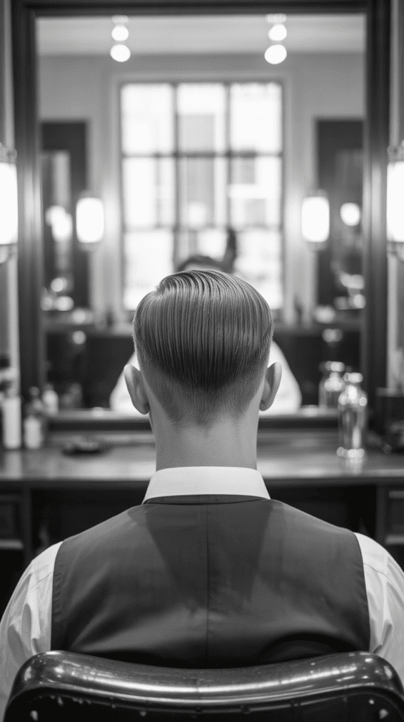 33 Stylish 1930s Hairstyles for Men That Define Retro Charm 5 The Tapered Nape Cut