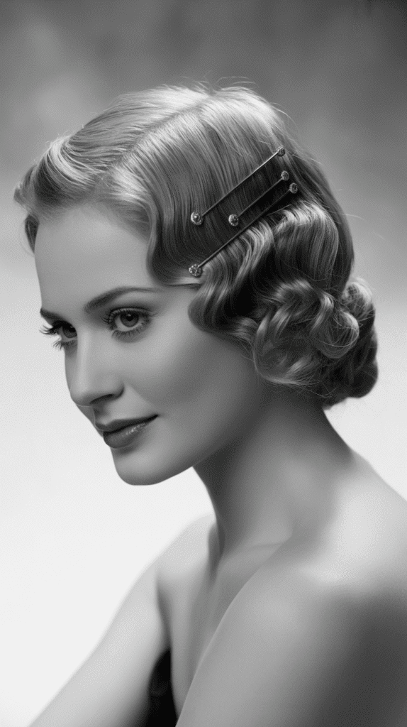 33 Stunning Curly Half-Up Half-Down Hairstyles 26 Curly Half-Up with Pinned Curls