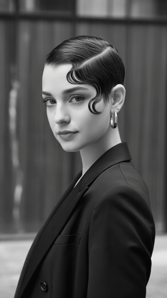 33 Easy French Hairstyles for Short Hair That Look Modern and Fresh 8 Finger Waves for Modern Edge