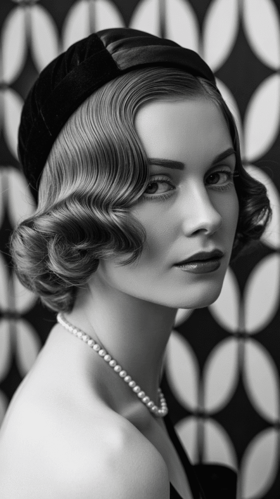 27 Classic 1930s Hairstyles That Bring Vintage Glamour Back 19 The Asymmetrical Wave