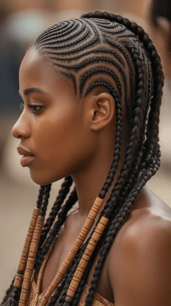 30 Easy Braided Hairstyles for Black Women 17 Tribal Braids