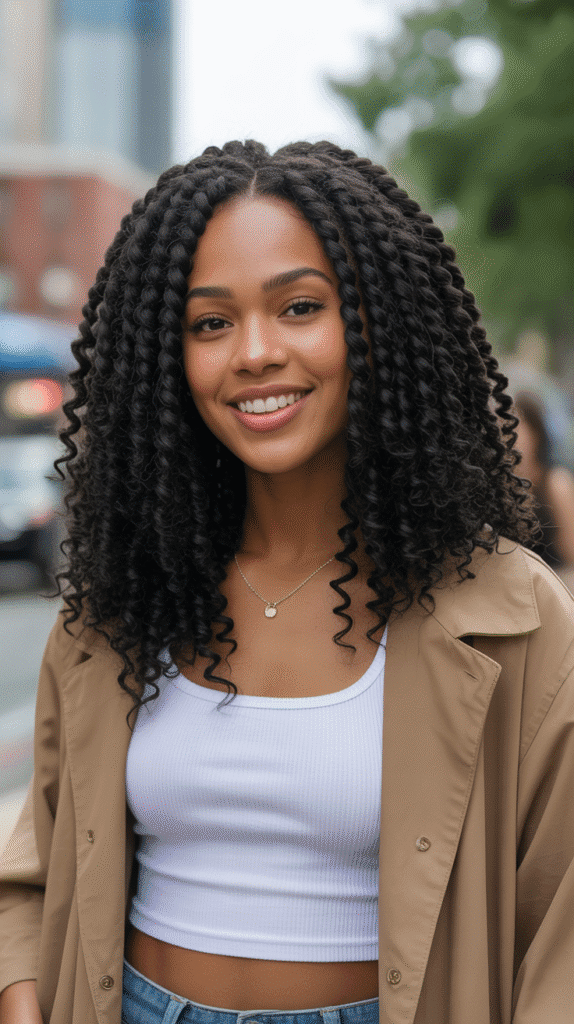 30 Easy Braided Hairstyles for Black Women 16 Crochet Braids