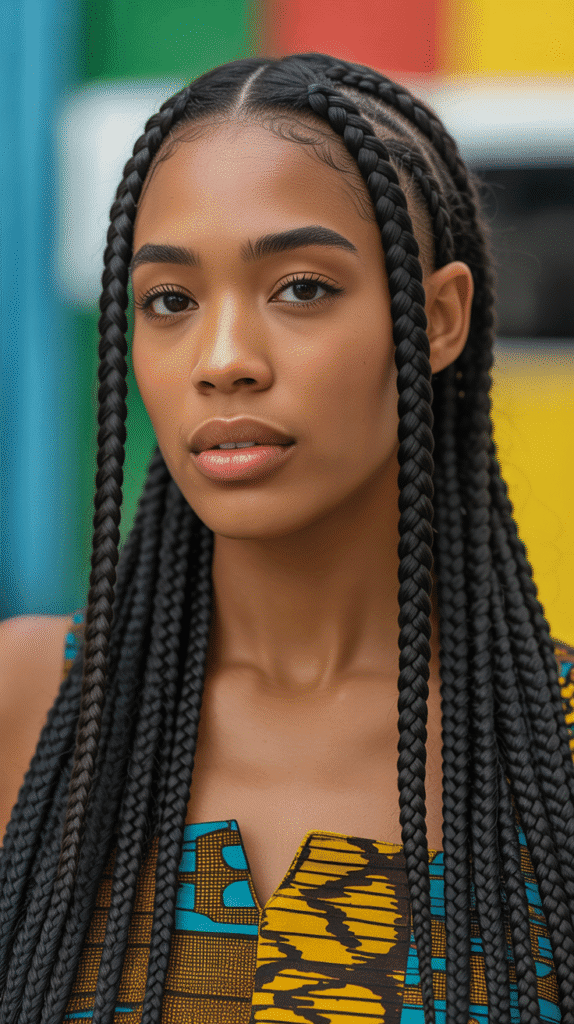 30 Easy Braided Hairstyles for Black Women 13 Ghana Braids