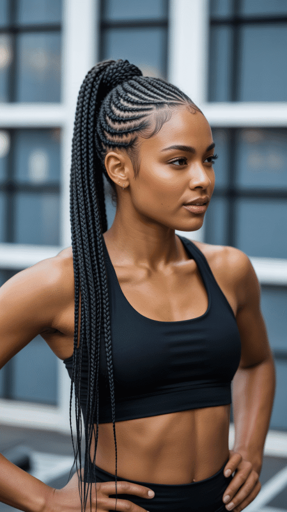30 Easy Braided Hairstyles for Black Women 30 Braided Ponytail