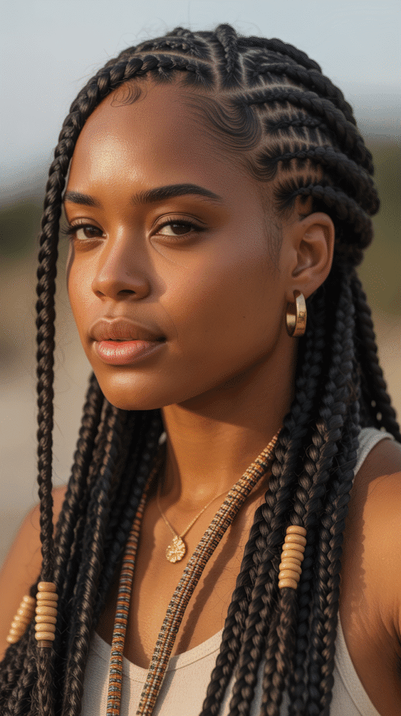 30 Easy Braided Hairstyles for Black Women 5 Fulani Braids