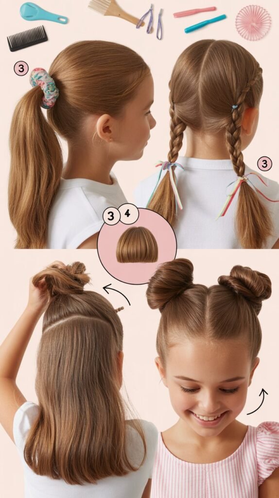 27 Easy Hairstyles for Long Hair for School That Are Cute and Quick