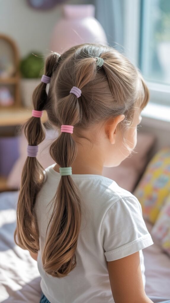 Triple Ponytail Stack