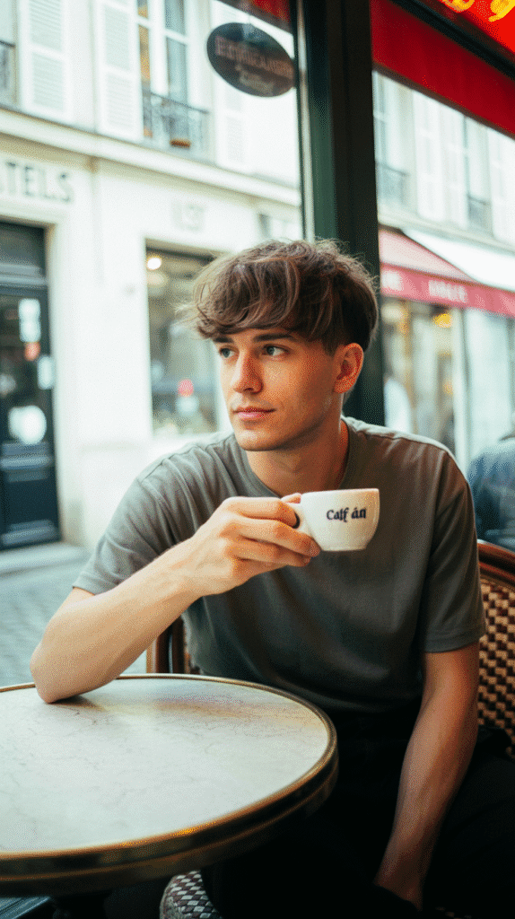 30 Classic French Hairstyles for Men That Never Go Out of Style 5 Messy Fringe