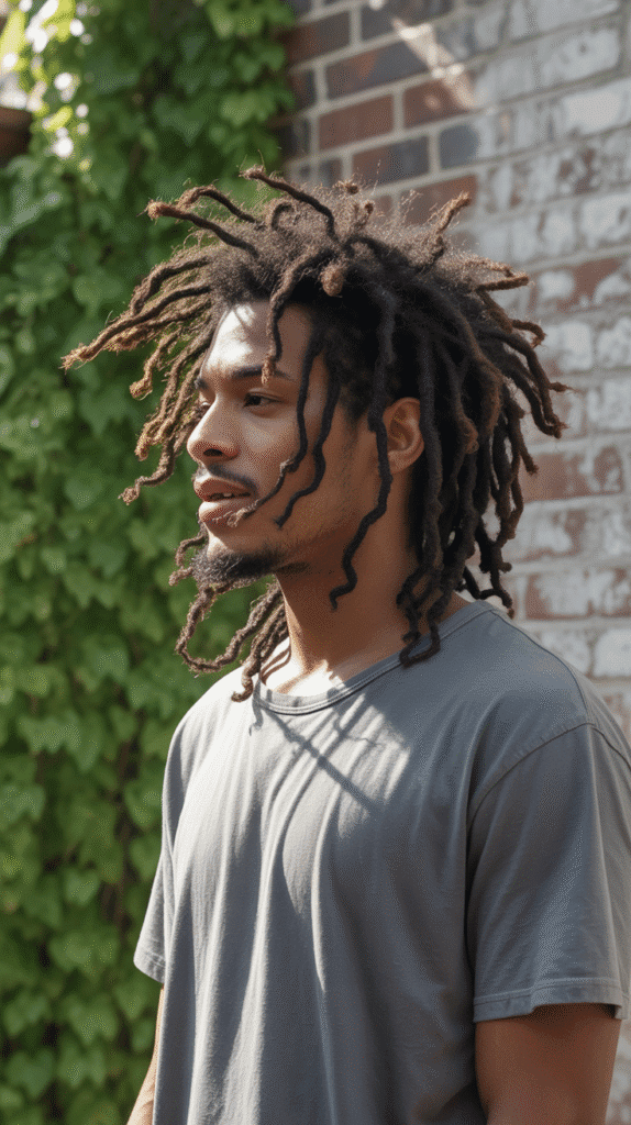 33 Cool Dreadlock Styles for Men That Are Bold & Modern 28 Messy Dreadlock Style