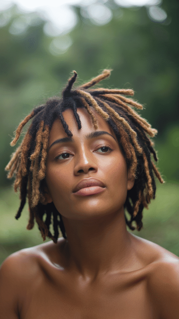 33 Trendy Short Dreadlock Styles for Black Women to Copy Now 11 Short Freeform Locs