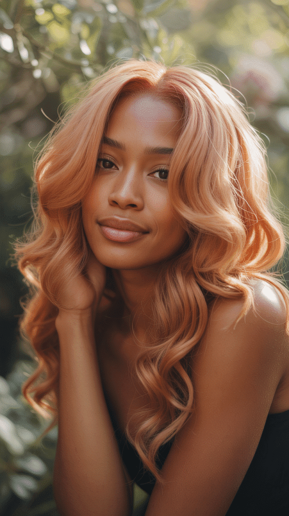 31 Bold Winter Hair Color Ideas for Black Women to Brighten the Cold Months 28 Strawberry Blonde