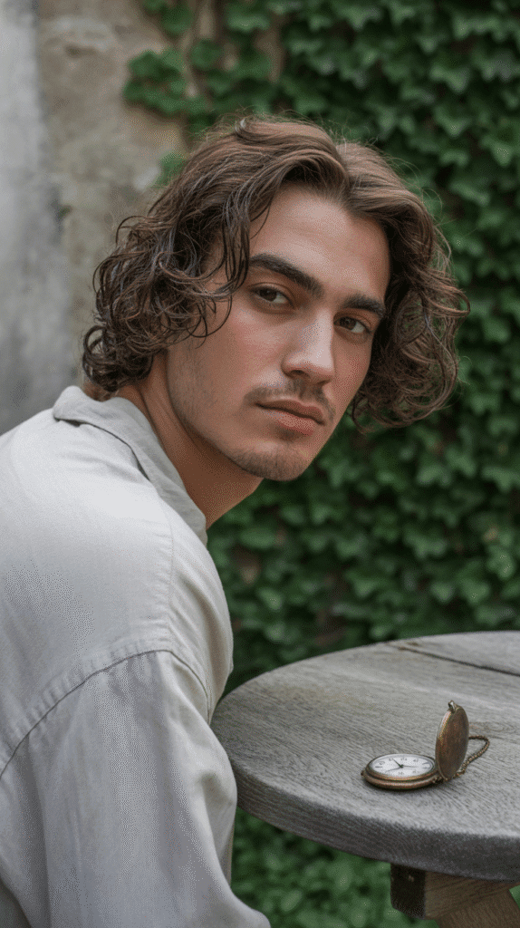 30 Latest French Hairstyles for Men That Exude Style 7 Wavy French Middle Part