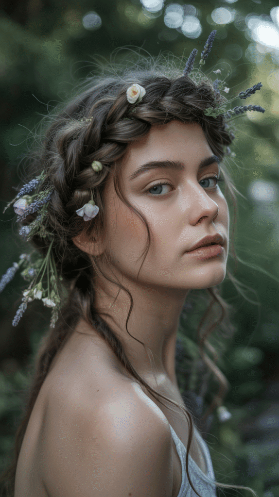 37 Elegant Dreadlock Styles for Women That Inspire Confidence 27 Twisted Crown Braid