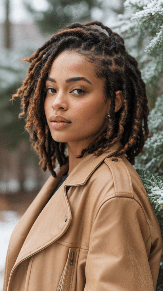 27 Best Winter Braided Hairstyles for Black Women to Stay Cute & Cozy 21 Faux Locs