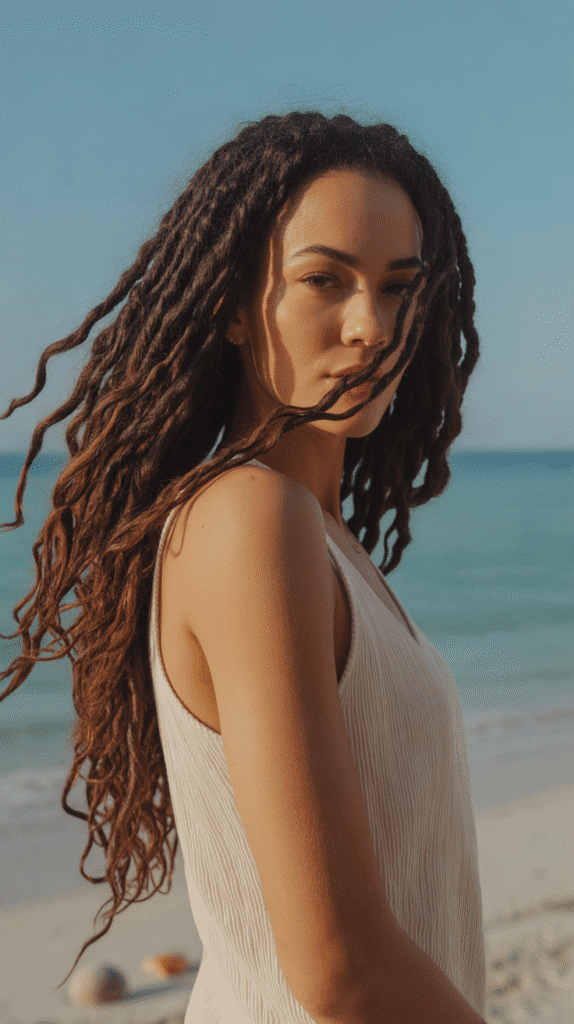 30 Latest Dreadlock Styles 2025 for Ladies You'll Want to Try 26 Wavy Locs