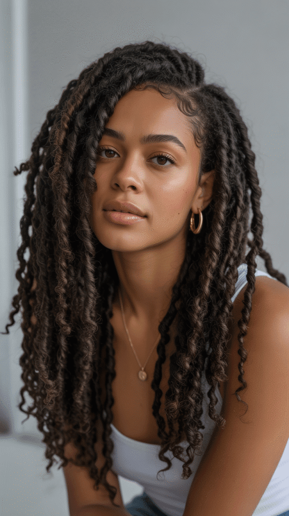 37 Gorgeous Long Dreadlock Styles for Black Women Full of Elegance 25 Long Marley Locs