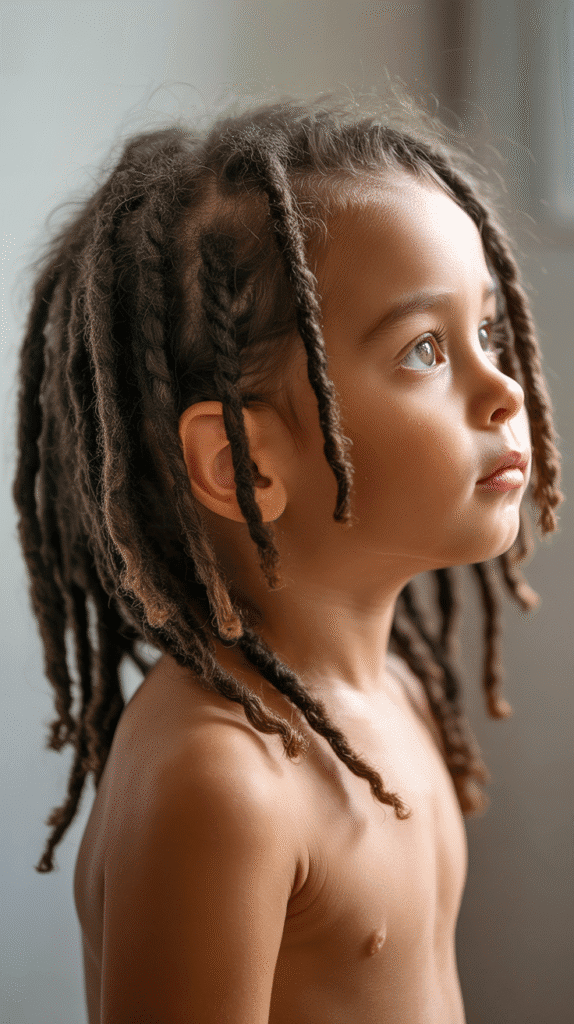 30 Latest Dreadlock Styles for Kids That Are Adorable 28 Graduated Length Locs with Layers