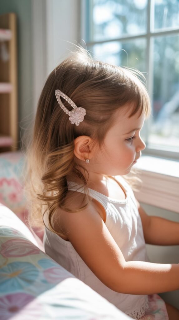 Side Swept with Clip