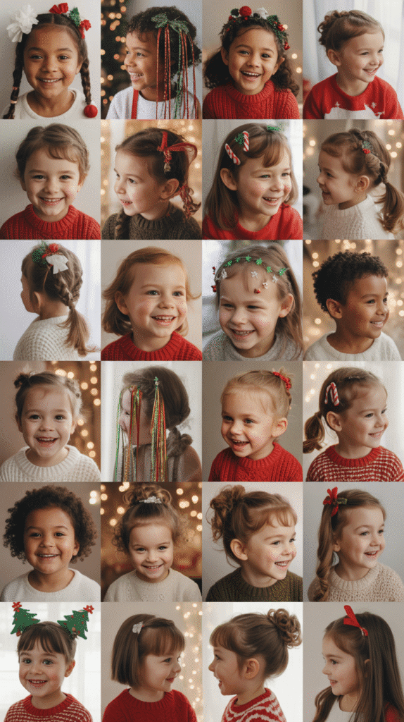 25 Adorable Christmas Hairstyles for Kids That Spark Holiday Joy Adorable Christmas Hairstyles for Kids That Spark Holiday Joy